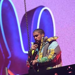 Bad Bunny recreates his gas station performance and pays homage to Latin Artists at Coachella