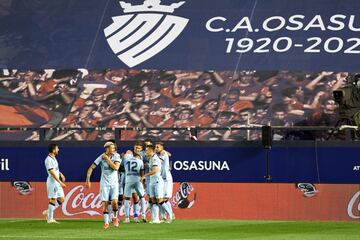 0-3. Marcos Llorente celebr¨® el tercer gol.