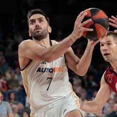 Plácido debut liguero del Madrid: 142 a 47 en valoración