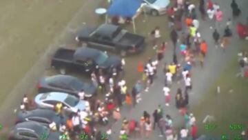 La fiesta clandestina de 3.000 personas en Florida que acabó en un desalojo caótico y violento