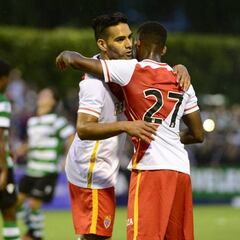 Falcao juega 45 mins y Balanta debuta en Basilea vs Mónaco