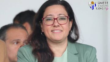 Manoli Romero, presidenta del Sporting Huelva.
