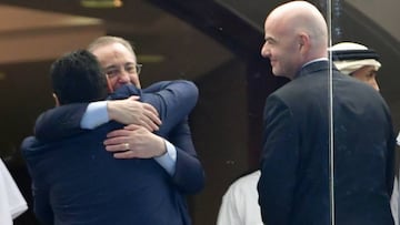 Florentino: "Cuestionar a Cristiano es cuestionar el fútbol"