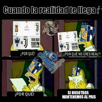 Los memes se burlan de Tigres y Rayados por el 'No' de Juventus