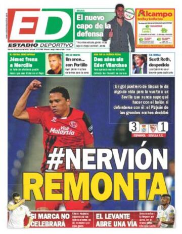 Portadas de la prensa deportiva