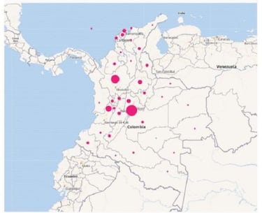 Mapa de casos y muertes por coronavirus por departamentos en Colombia: hoy, 20 de junio