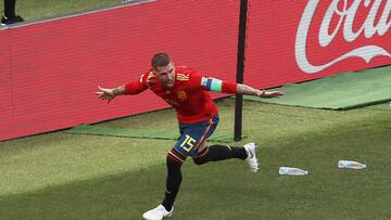 Foto de accion del partido Espana vs Rusia correspondiente a los Octavos de Final del Mundial de Rusia 2018 desde el estadio Luzhniki de la ciudad de Moscu.
EN LA FOTO:
Action photo of the match Spain vs Russia corresponding to the Eighth Finals of the World Cup of Russia 2018 from the Luzhniki Stadium in the city of Moscow.
IN THE PHOTO: