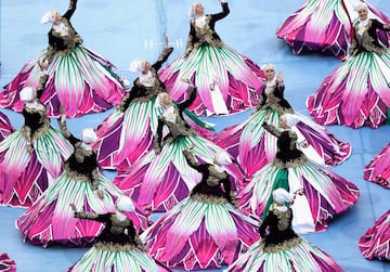 Así fue la ceremonia inaugural de la Copa Confederaciones en San Petersburgo.
