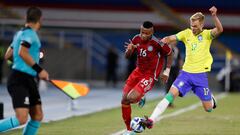 Puerta, de la emoción por el gol a su ausencia ante Argentina