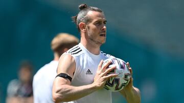 Gareth Bale en un entrenamiento.