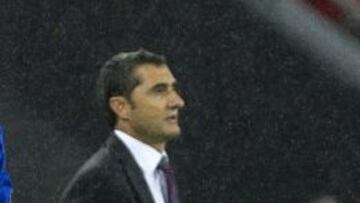 Valverde, durante el partido.
