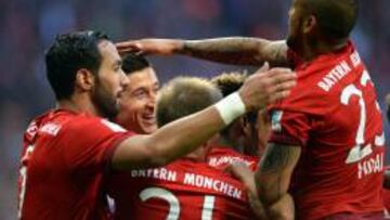Lewandowski y Vidal acercan más la Bundesliga al Bayern