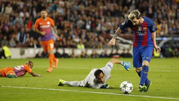 Bravo vive una pesadilla en su regreso a Camp Nou con el City