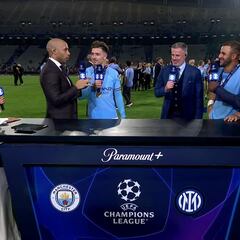 Puro show en TV: doble vacile de Henry a Grealish y Walker en plena fiesta