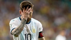 Argentina y Messi se amargan
