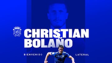 Christian Bolaño, nuevo fichaje del Fuenlabrada