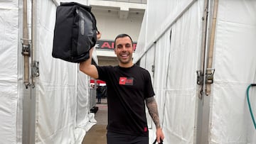José Luis Martínez, mano derecha de Marc Márquez, en el GP de Las Américas.