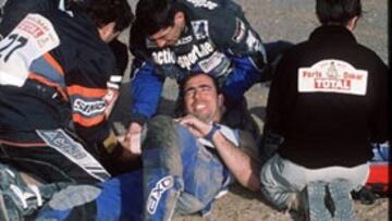 <b>MALAS EXPERIENCIAS</b>. El piloto ya tiene un largo historial de inconvenientes en la carrera.