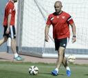 Paco Jémez suspendió la sesión del Rayo por "falta de actitud"