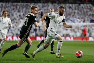 Karim Benzema y Frenkie de Jong.