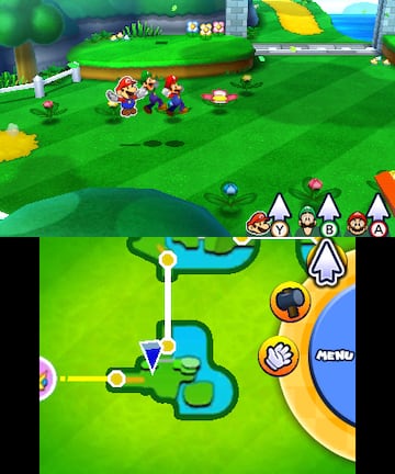 Captura de pantalla - Mario & Luigi: Paper Jam Bros. (3DS)
