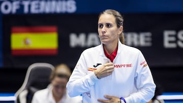 Anabel Medina, capitana del equipo español.