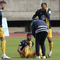 Los laterales del Deportivo se rompen por los isquiotibiales