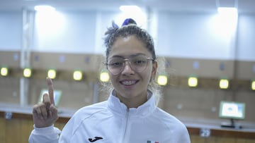 Elizabeth Nieves, ganadora de oro en rifle de 10 m en los Juegos Centroamericanos y del Caribe 2023.