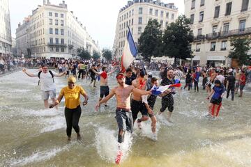 Alegría en Lyon.