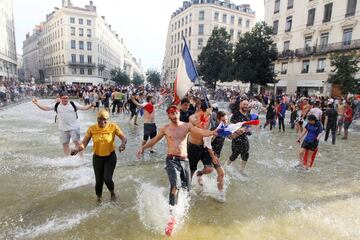 Alegría en Lyon. 