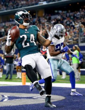 El corredor de Eagles, Ryan Mathews, sumó 67 yardas de carrera y un TD en la victoria de su equipo. 