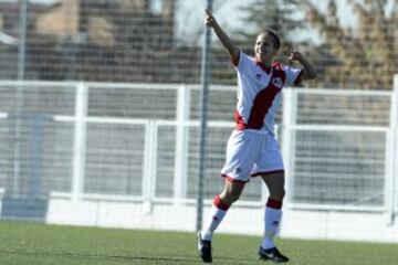 Marianela autora de los dos goles del Rayo 