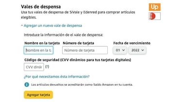 Canjea tus vales de despensa en Amazon México y disfruta de sus beneficios