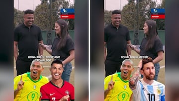 La sonrisa le delata: le preguntan a Ronaldo Nazario si fue mejor que Cristiano... y después que si fue mejor que Messi