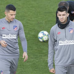 Simeone prueba con la pareja Morata-Vitolo para el derbi