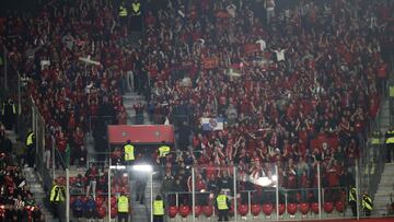 Afici¨®n de Osasuna en San Mam¨¦s.