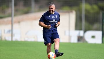 Javi Rey, entrenador del FC Cartagena.