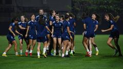 La Selección en un entrenamiento.