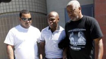 Mayweather, tras ser liberado.