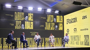 03/06/21
JOSE LUIS MAGRO , GABRIEL SAEZ , JAVIER GUILLEN , JOSE HIDALGO , JUAN LUIS LASA
MESA REDONDA: EL DEPORTE UN ABANDERADO DE LA SOSTENIBILIDAD
PRO FORO INDUSTRIA Y DEPORTE 2021 AS - 2PLAYBOOK
MAS DEPORTE 20/21