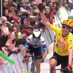 Cort Nielsen repite triunfo al esprint en A Estrada y refuerza el liderato