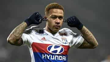 Memphis Depay podría salir del Lyon en verano