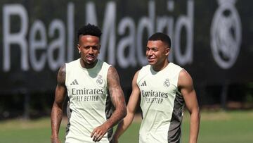 Militao y Mbappé.
