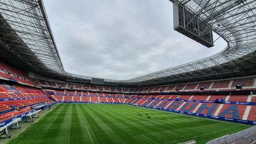 Vista del estadio rojillo tras la reforma