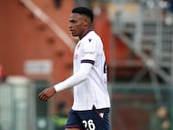 Jhon Lucumí y un futuro incierto en Bologna