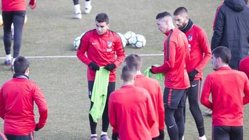 09/02/18
CORREA , FERNANDO TORRES , CARRASCO
ENTRENAMIENTO ATLETICO DE MADRID