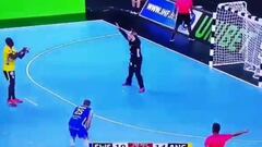 El mejor penal en el Mundial de Balonmano: ¡qué efecto!