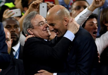En enero de 2016, Florentino nombró a Zinedine Zidane como entrenador del primer equipo. El francés revitalizó al grupo y, en pocos meses, llevó al Madrid a conquistar la Undécima Champions League, venciendo al Atlético por penaltis. Su llegada marcó el inicio de una nueva era dorada.