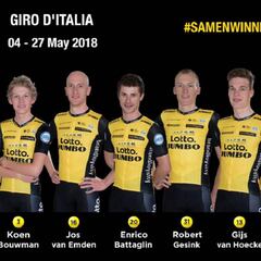 Bardiani y Lotto-Jumbo dan sus listas para el Giro de Italia