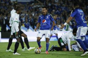 Millonarios y Cali definirán al finalista el domingo en Palmaseca.